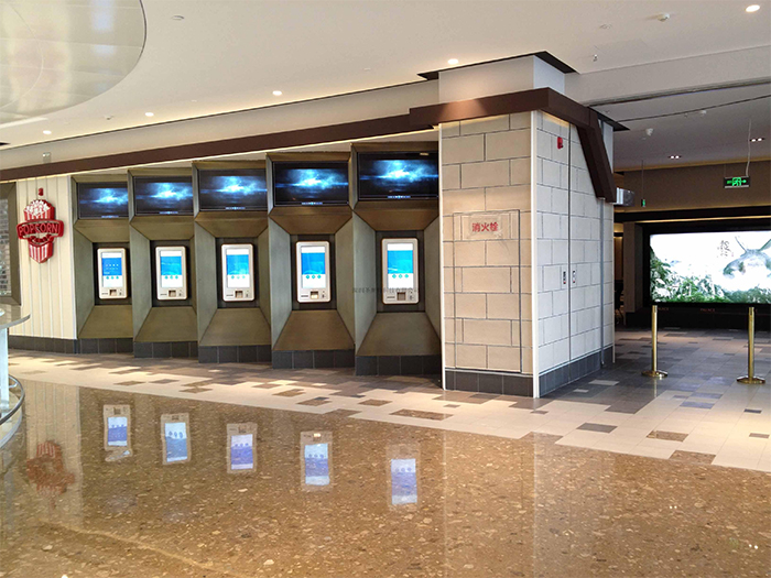 天津百麗宮影院自助售票機項目順利實施